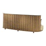 Geflochtenes Sofa AE24P — Massivholz & Handgewebte Kordel