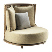 Einzel-Sofa mit handgeflochtenem Kordel — PE24P