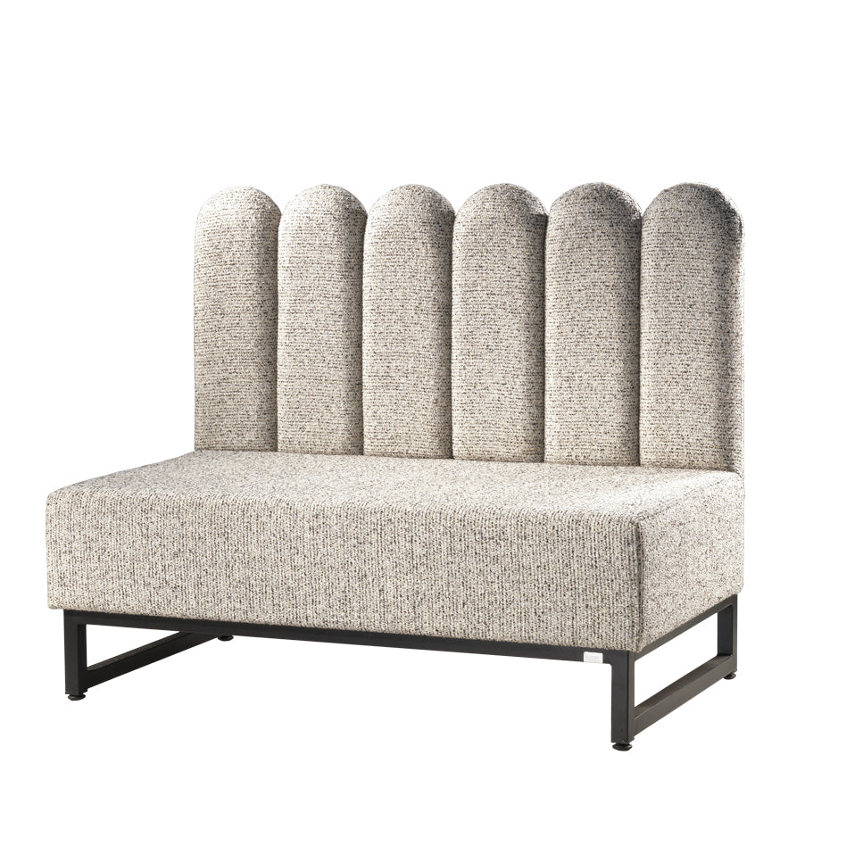 Sofa A299 — Gerippte Hochlehner-Rückenlehne