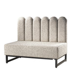Sofa A299 — Gerippte Hochlehner-Rückenlehne