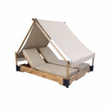 Holz-Doppelliegen-Gazebo – XA45