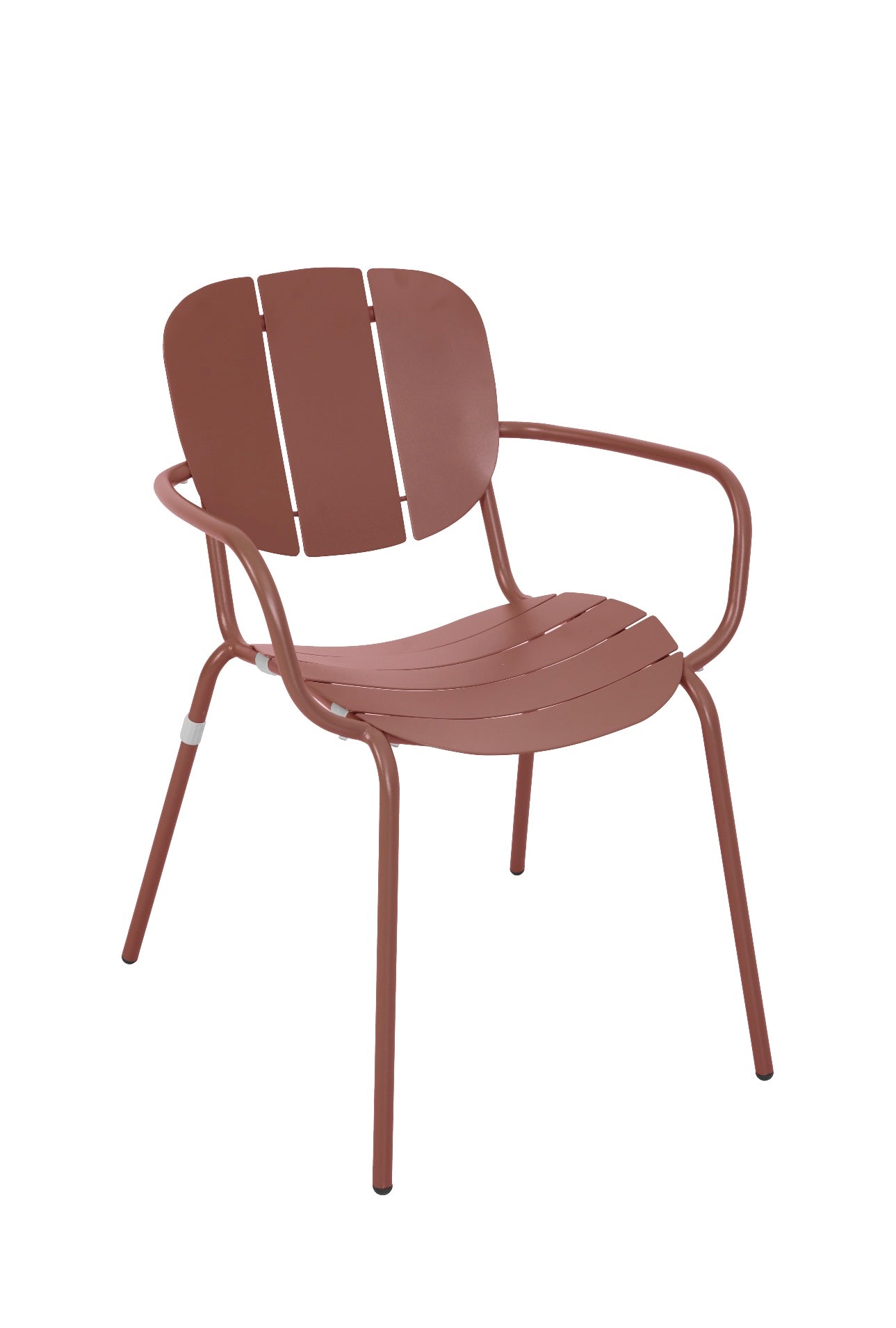 Metallsessel mit Armlehnen - P652RED