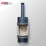 Cheminée Edelstahl Grillkamin Design