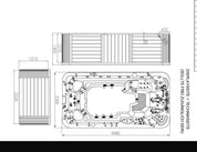 Swim Spa Verona II 445x230x131cm