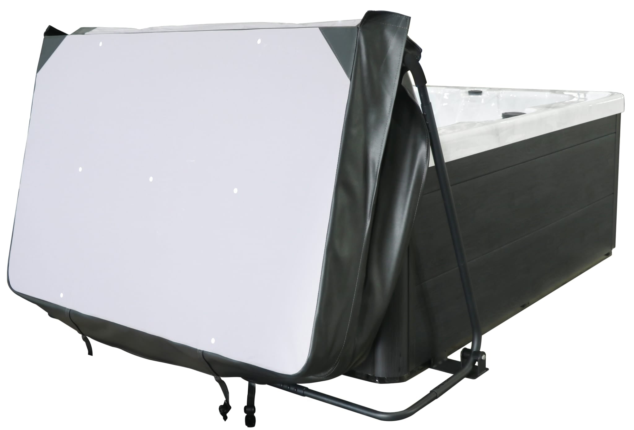 American Outdoor Whirlpool Saturn Sterling-Silber / Grau 220x156cm