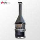 Cheminée Edelstahl Grillkamin Venus