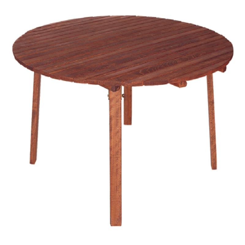 Runder Klapptisch aus Holz T113