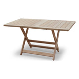 Klappbarer Holztisch aus Massivbuche - T138-LGTH.160