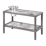 Niedriger Holztisch mit HPL, zweilagig - T118X-LGTH.60