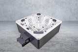 American Outdoor Whirlpool Imperial  Silver / Grey 220x 220 cm mit Chlor Basis
