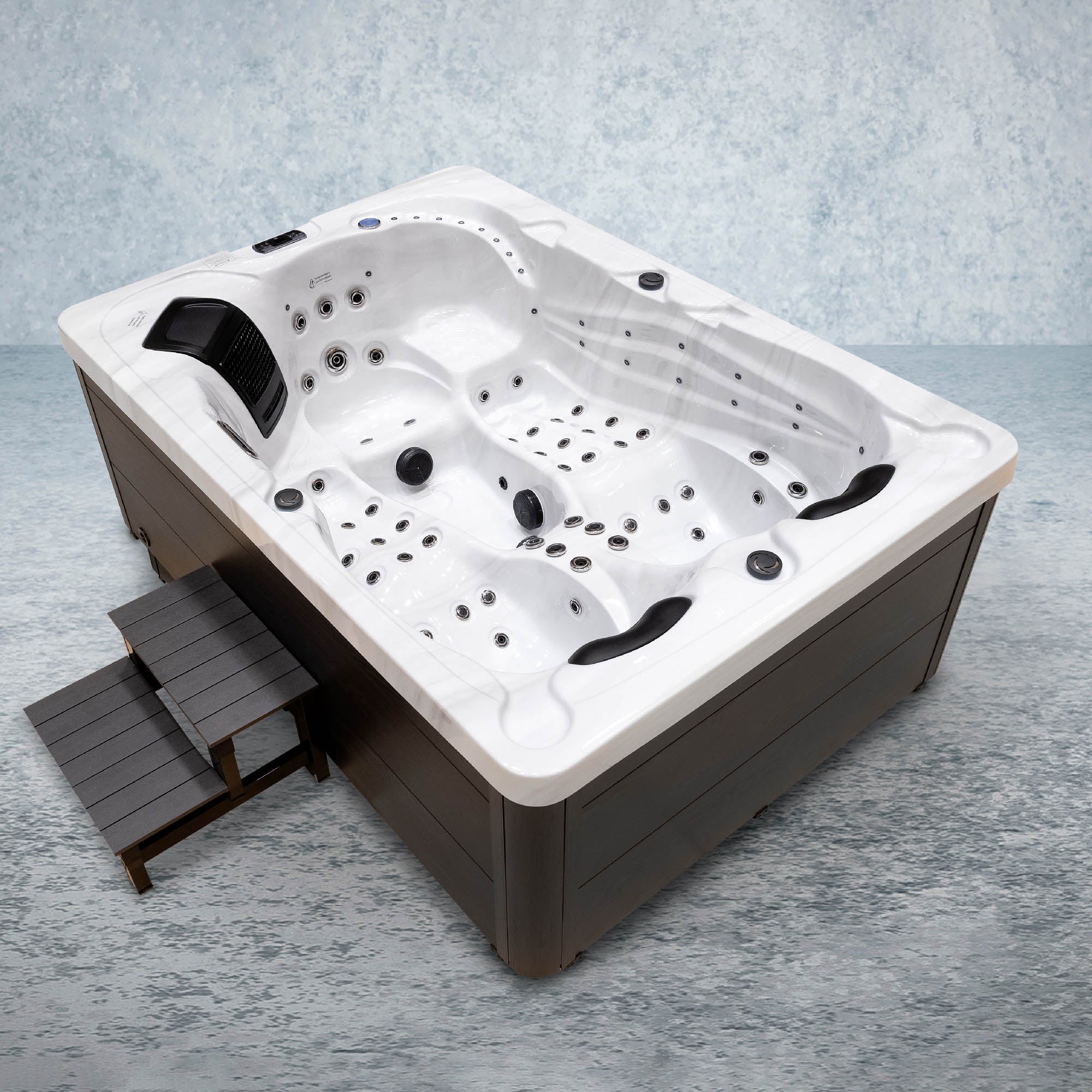 American Outdoor Whirlpool Saturn Sterling Silver / Grey 220x156cm