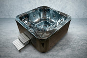 American Outdoor Whirlpool Neptun schwarz anthrazit 215 x 215 cm