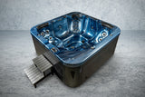 American Outdoor Whirlpool  Neptun blau / grau 215x215cm
