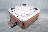 American Outdoor Whirlpool Neptun  Silber / Braun 215x215cm