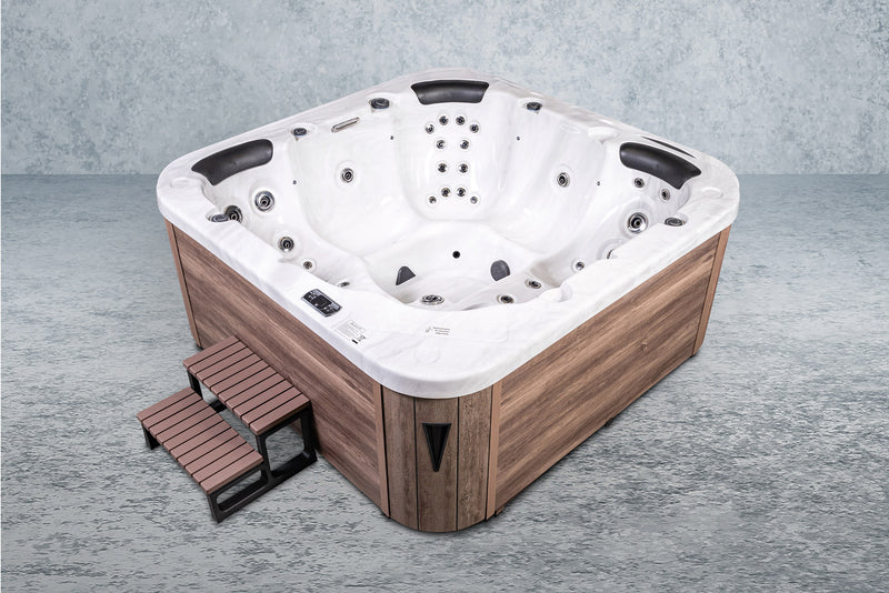 American Outdoor Whirlpool Neptun  Silver / Brown 215x215cm