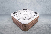 American Outdoor Whirlpool Neptun  Silber / Braun 215x215cm