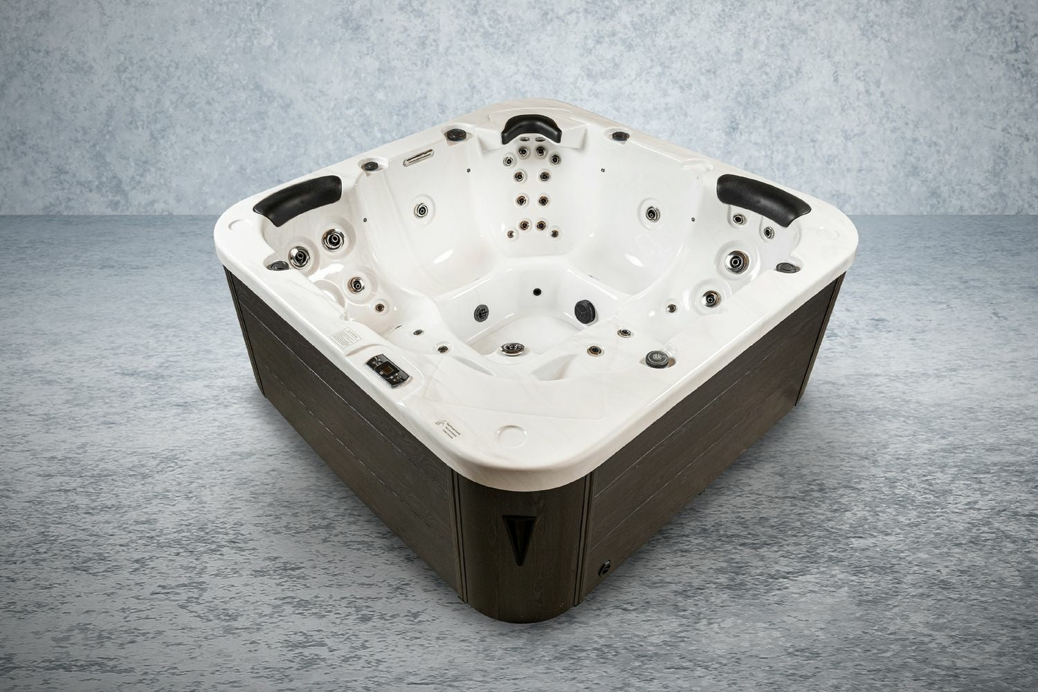 American Outdoor-Whirlpool Torina Silber grau 215 x 215 cm (ohne Chlor)