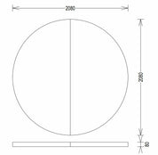 Thermoabdeckung 208x208cm anthrazitgrau