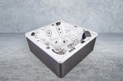 American Outdoor Whirlpool Imperial  Silver / Grey 220x 220 cm mit Chlor Basis
