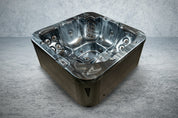 American Outdoor Whirlpool Neptun schwarz anthrazit 215 x 215 cm