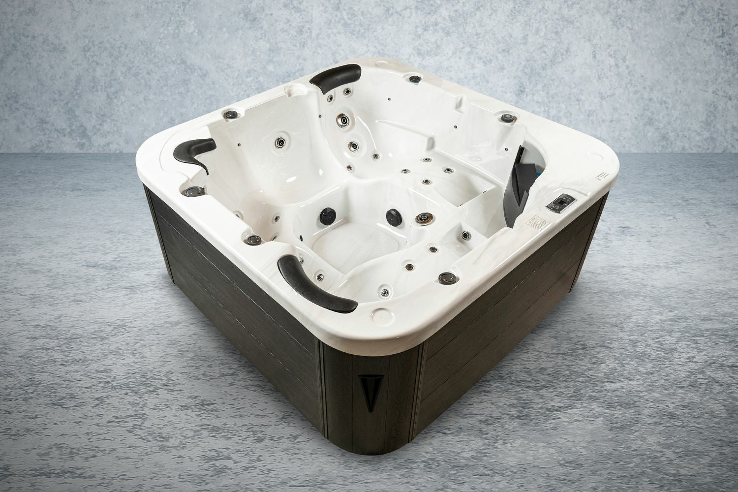 American Outdoor-Whirlpool Torina Silber grau 215 x 215 cm (ohne Chlor)
