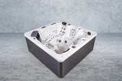 American Outdoor Whirlpool Imperial  Silver / Grey 220x 220 cm mit Chlor Basis