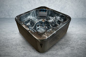 American Outdoor Whirlpool Neptun schwarz anthrazit 215 x 215 cm