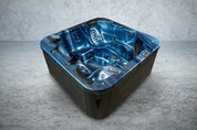 American Outdoor Whirlpool  Neptun blau / grau 215x215cm