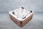 American Outdoor Whirlpool Neptun  Silber / Braun 215x215cm