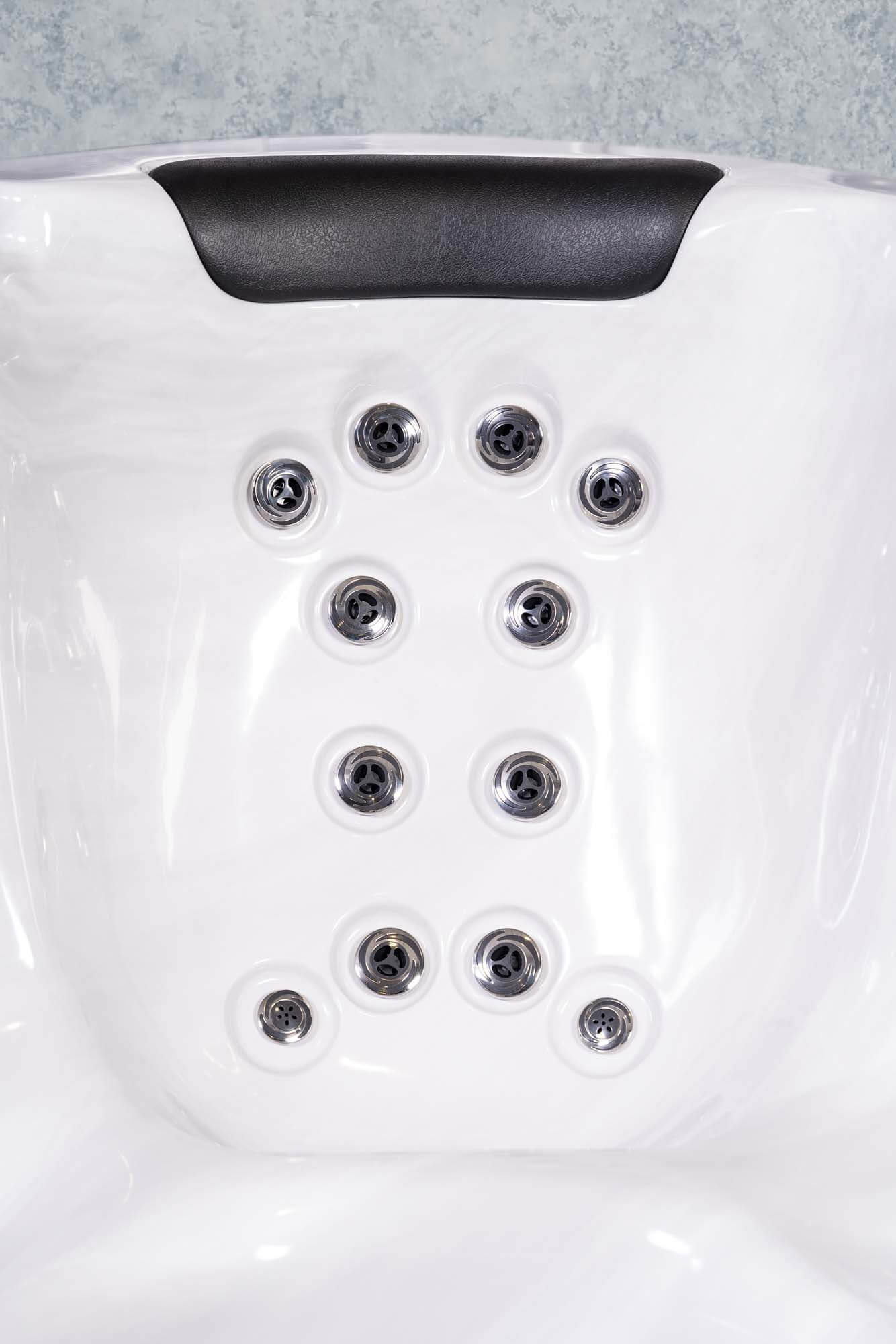 American Outdoor Whirlpool Neptun  Silber / Braun 215x215cm