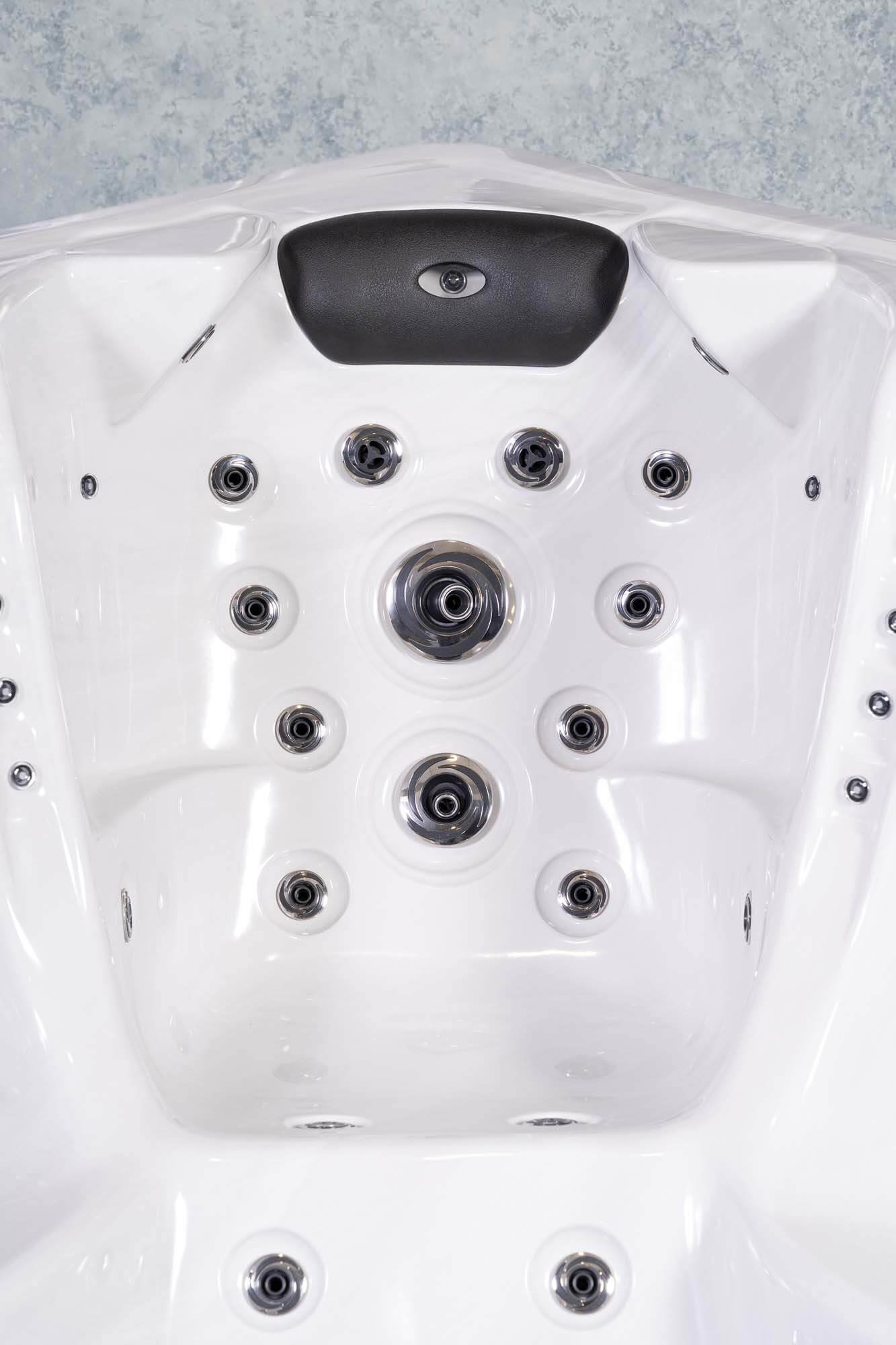 American Outdoor Whirlpool Imperial  Silver / Grey 220x 220 cm mit Chlor Basis