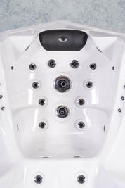 American Outdoor Whirlpool Imperial  Silver / Grey 220x 220 cm mit Chlor Basis