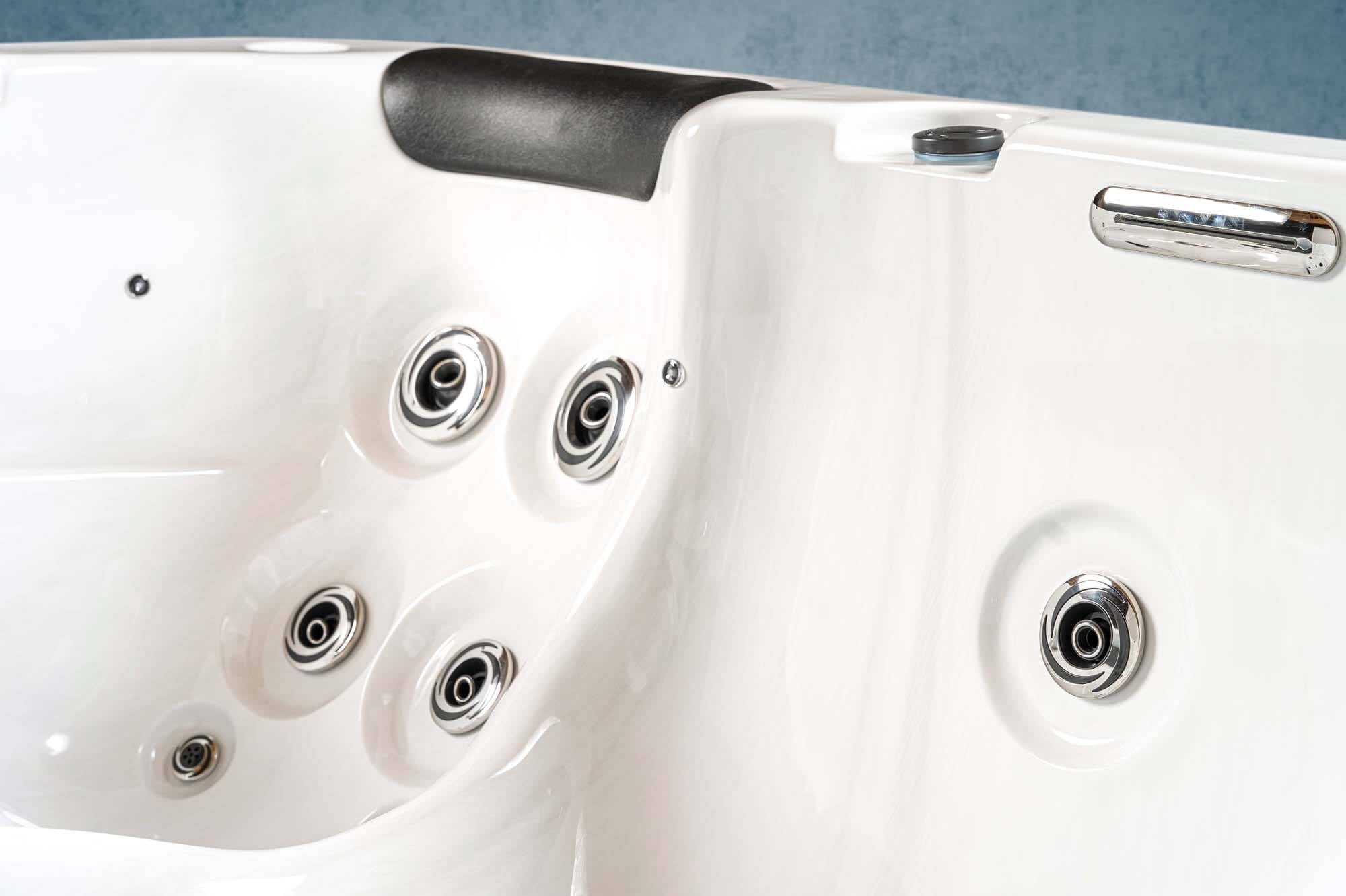 American Outdoor Whirlpool Neptun  Silber / Braun 215x215cm