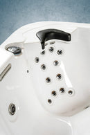 American Outdoor-Whirlpool Neptun Silber grau  215 x 215 cm