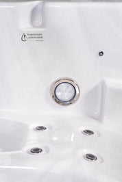 American Outdoor Whirlpool Neptun  Silber / Braun 215x215cm