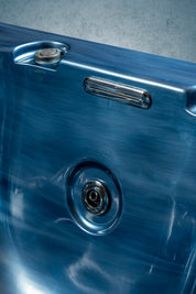American Outdoor Whirlpool  Neptun blau / grau 215x215cm
