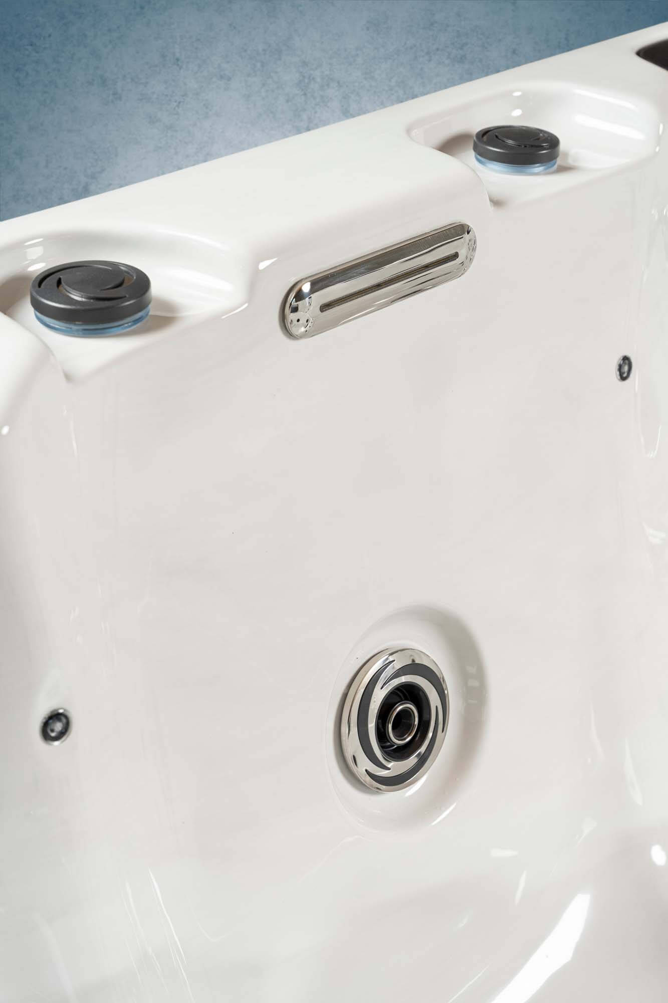 American Outdoor Whirlpool Neptun  Silber / Braun 215x215cm