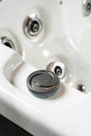 American Outdoor-Whirlpool Neptun Silber grau  215 x 215 cm