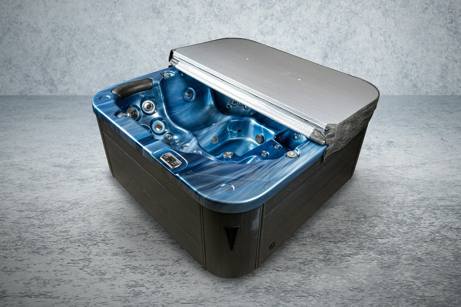 American Outdoor Whirlpool  Neptun blau / grau 215x215cm