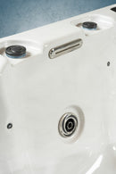 American Outdoor-Whirlpool Neptun Silber grau  215 x 215 cm