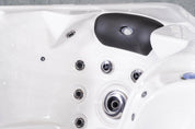 American Outdoor Whirlpool Imperial  Silver / Grey 220x 220 cm mit Chlor Basis