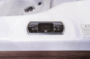 American Outdoor Whirlpool Neptun  Silber / Braun 215x215cm