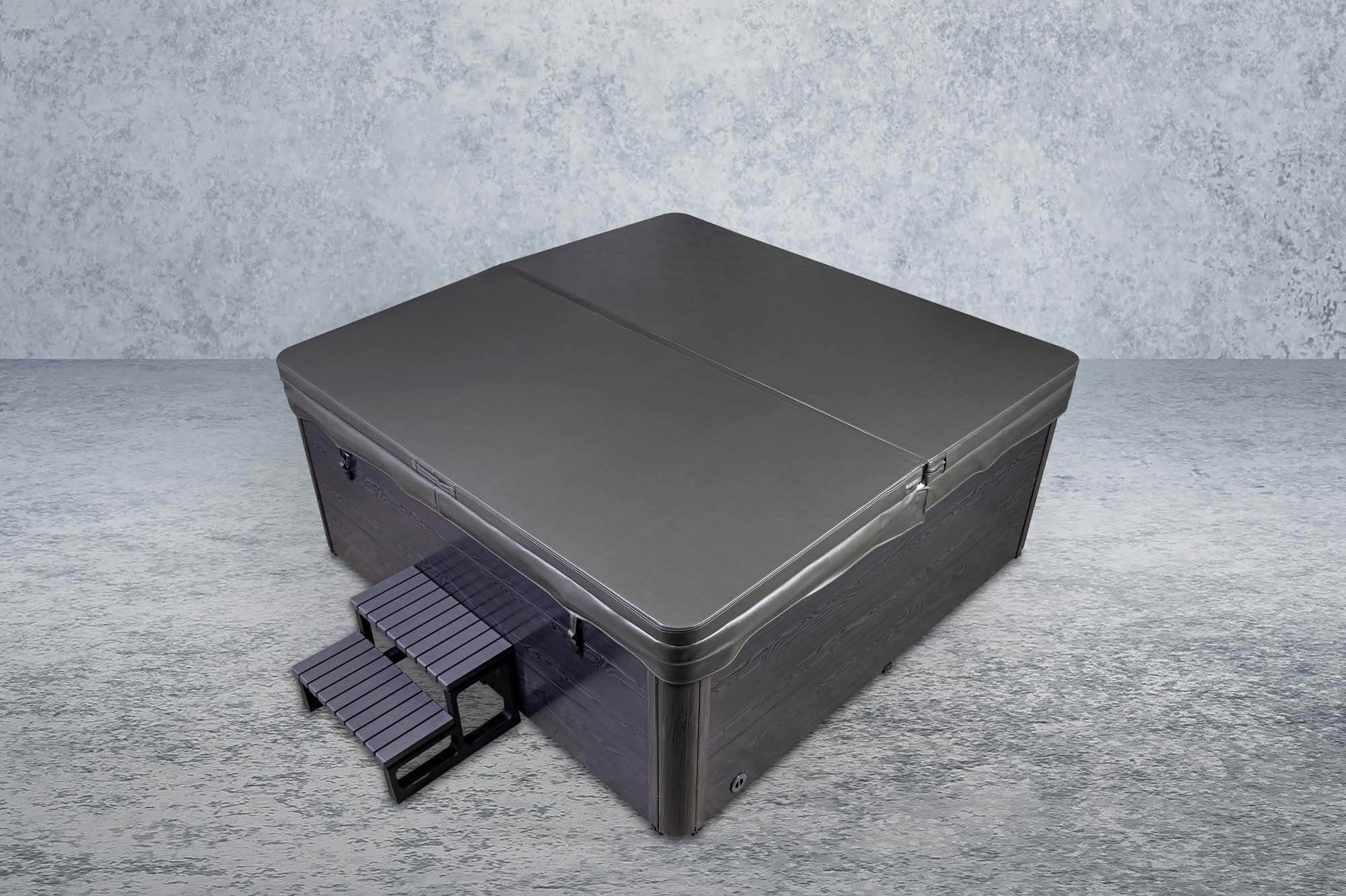 American Outdoor Whirlpool Imperial  Silver / Grey 220x 220 cm mit Chlor Basis