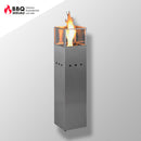 Edelstahl Gartenfackel Fuego Uno II - ohne Windschutz