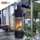 Cheminée Edelstahl Grillkamin Design