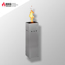 Edelstahl Gartenfackel Fuego Medio II - ohne Windschutz