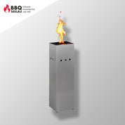 Edelstahl Gartenfackel Fuego Uno II - ohne Windschutz