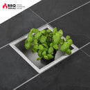 GrillTisch Edelstahl Obstschale / Pflanzschale